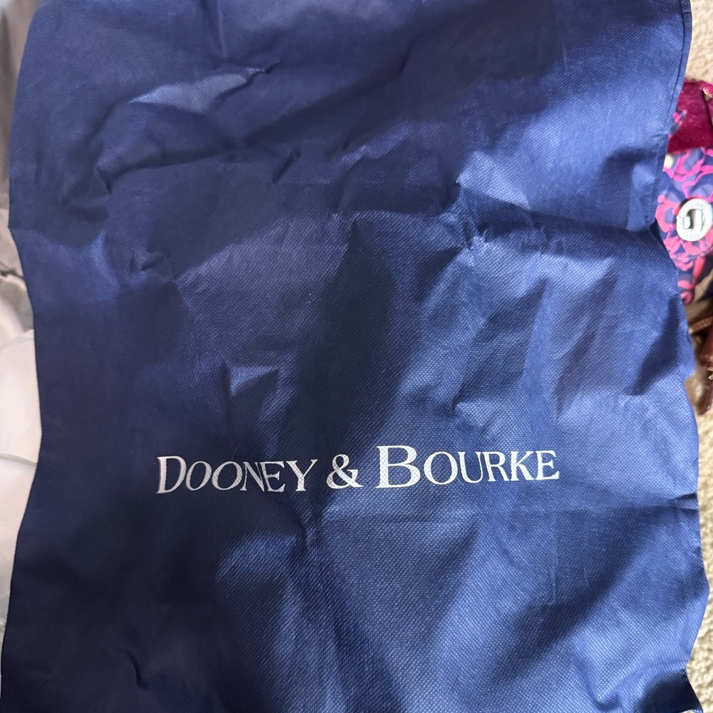 Dooney & Bourke Black Pebbled Leather Shoulder Bag - Picture 7 of 7